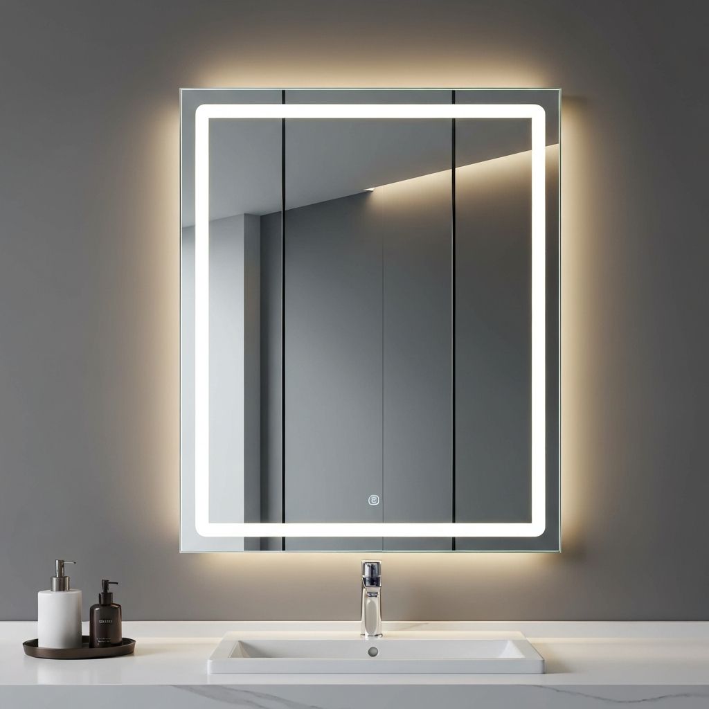 Mirror Frame with LED Lighting