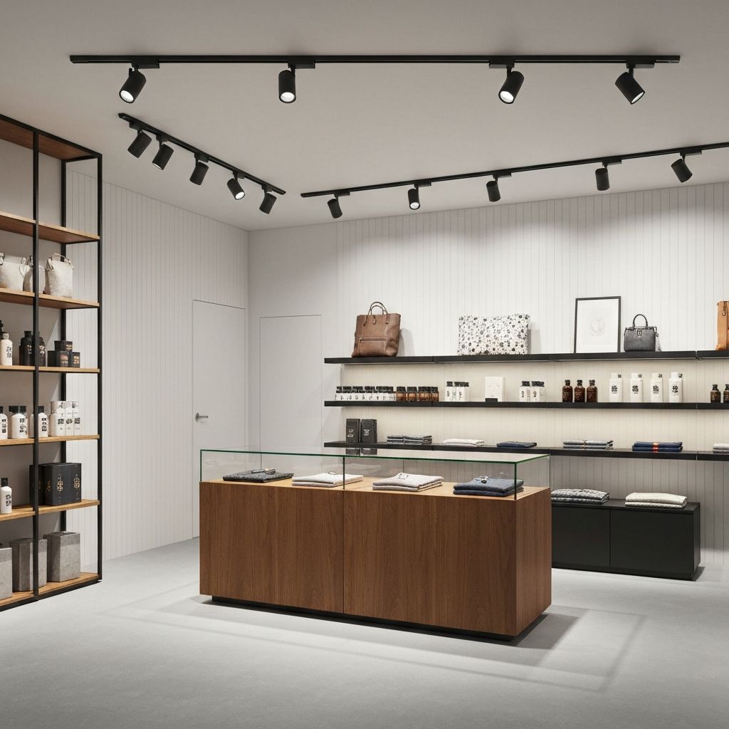 Retail Store with Product Spotlight Lighting
